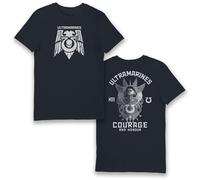 Bioworld Warhammer 40 000 Ultramarines T-shirt Courage et Honour, bleu marine, S
