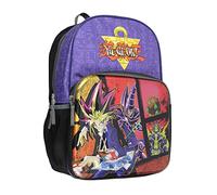 Bioworld Yu-Gi-Oh! Sac à dos moulé de 40,6 cm pour la bataille Yugi Dark Magician Black Luster Soldat Sac à dos de voyage