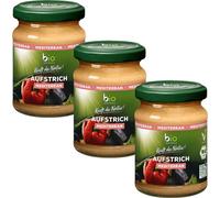 biozentrale Pâte à tartiner Méditerranée, paquet de 3 (3x 125 g)