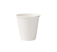 BIOZOYG 50x gobelets jetables 150 ml / 6 oz, Ø 80 mm blanc - gobelet carton sans plastique et en matériaux durables - gobelet cafe