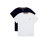 Bipack T-shirts - Tommy Hilfiger - 100% Coton Bio - Multicolore - Manches Courtes - Mixte 8-10 ans