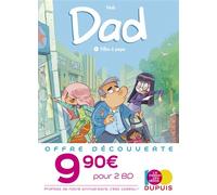 Bipack T2 + T1 (offert) DAD - Nob - Dupuis - Coffret - Bande dessinée