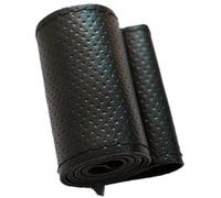 BIPANO Housse de Protection pour Volant Voiture, pour Camion et Bus en Cuir 42/45/47/50 cm enveloppe de Volant de Voiture(Black 45cm Hole Balck)