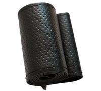 BIPANO Housse de Protection pour Volant Voiture, pour Camion et Bus en Cuir 42/45/47/50 cm enveloppe de Volant de Voiture(Black 47cm Hole Balck)