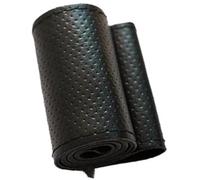 BIPANO Housse de Protection pour Volant Voiture, pour Camion et Bus en Cuir 42/45/47/50 cm enveloppe de Volant de Voiture(Black 50cm Hole Balck)