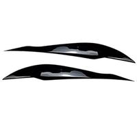 BIPANO Paire de paupières phare garniture couverture sourcil autocollant décoration sourcils couvercle d'oeil, pour BMW série 3 F30 F31 2013 2014 sourcils de phare avant de voiture