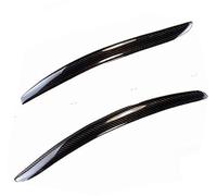 BIPANO Sourcils de paupières, pour BMW E92 E93 335I 335Ci modèle 2007-2012 1 paire couvercles phares en fibre carbone véritable sourcils de phare avant de voiture