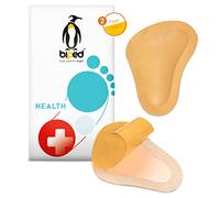 biped 2 paires de pelotes rétrocapitales orthopédiques pour les pieds valgus en cuir en forme de T - soutien rétrocapital - à coller dans les chaussures et les sandales z1780(41-42)