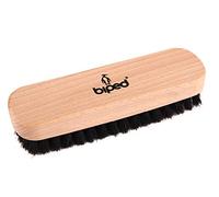biped Brosse à chaussures en bois de hêtre avec des soies naturelles - pour le nettoyage ou le poli - z2345 (noires)