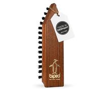 biped Brosse de Nettoyage pour Chaussures 16 cm - Brosse à Chaussures Robuste en Bois de hêtre - pour Semelles profilées - fabriquée en Allemagne z2450