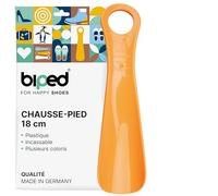 biped chausse-pied en plastique 18 cm - Mini cuillère à chaussure de voyage ergonomique - Pratique pour enfants et adultes - Petit accessoire idéal z2798(abricot)