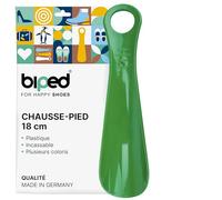biped chausse-pied en plastique 18 cm - Mini cuillère à chaussure de voyage ergonomique - Pratique pour enfants et adultes - Petit accessoire idéal z2798(vert forêt)