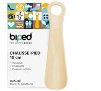 biped Chausse-pied en plastique - chausse-pied 18 cm - pour enfiler les chaussures - aide à l'enfilage - production allemande z2798(ivoire)