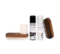 biped Kit d'entretien pour chaussures en daim - avec brosses à chaussures et 2 bâtonnets d'entretien pour daim z2311