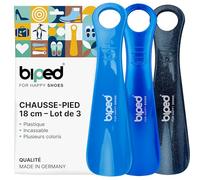 biped lot de 3 chausse-pieds en plastique 18 cm - Mini cuillères à chaussures de voyage ergonomiques - Accessoire pratique pour enfants et adultes z1570(afternoon)