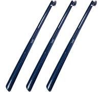 biped lot de 3 chausse-pieds longs 65 cm en plastique - chausse-pied extra long avec crochet - robuste et stable - fabrication allemande z1557