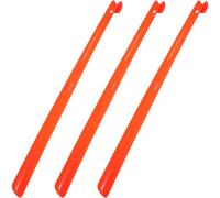 biped lot de 3 chausse-pieds longs 65 cm en plastique - chausse-pied extra long avec crochet - robuste et stable - fabrication allemande z1557