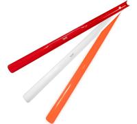 biped lot de 3 chausse-pieds longs 65 cm en plastique - chausse-pied extra long avec crochet - robuste et stable - fabrication allemande z1557(candy)