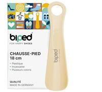 biped tire-chaussures en plastique 18 cm - Petit chausse-pied ergonomique pour voyage, enfants et adultes - Facile à transporter et utiliser au quotidien z1560(ivoire)