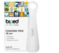 biped tire-chaussures en plastique 18 cm - Petit chausse-pied ergonomique pour voyage, enfants et adultes - Facile à transporter et utiliser au quotidien z1560(blanc)