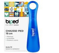 biped tire-chaussures en plastique 18 cm - Petit chausse-pied ergonomique pour voyage, enfants et adultes - Facile à transporter et utiliser au quotidien z1560(bleu métallique)