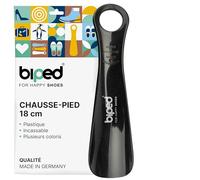 biped tire-chaussures en plastique 18 cm - Petit chausse-pied ergonomique pour voyage, enfants et adultes - Facile à transporter et utiliser au quotidien z1560(noir)