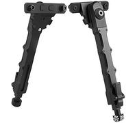 Bipied de Fusil Helf Outdoor V9 Tactique 7.5-9 Pouces Aluminium Noir