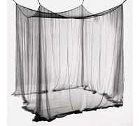 Bipily Moustiquaire ciel de Lits Simples/Doubles Moustiquaire Universelle, Grand Moustiquaire en Polyester Moustiquaire un Répulsif pour les Insectes avec les Outils d'installation-Carré-Noir