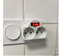 Biplite 2 Prises - DUOPLUG - Modèle Biplite - 2x16A - Interrupteur Intégré - 230V
