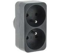 Biplite 2x16a couleur gris zin inotech Gris G