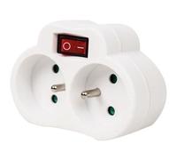 Biplite - GAO - 2x16A - Avec interrupteur, conforme NF