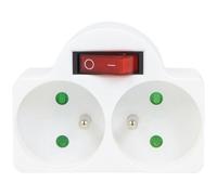 Biplite - PROFILE - 2P+T - 16A - Avec interrupteur