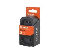 Biplite - QUARX - 2P 16A - Noir et gris anthracite, conforme NF