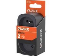 Biplite - QUARX - 2P 16A - Noir et gris anthracite, conforme NF