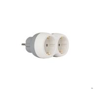 Zenitech Prise Biplite Schuko Bolea 16A Blanc et Gris