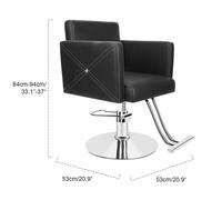 BIPLUT Fauteuil de coiffure Rotative pour Salon de Coiffure Chaise de Coiffeur Pivotante avec Dossier Rembourré