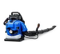 BIPLUT Souffleur à dos 75.6cc - Puissant moteur à 4 temps - 750 CFM - 7100RPM - moins de 545g/1.2lb/Kw.H - BLEU