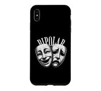 Bipolar Masques Théâtre Comédie Tragédie Style Vintage Coque pour iPhone XS Max