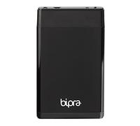 Bipra 200GB 2.5 Pouces Disque Dur Externe Portable USB 2.0 Contient One Touch Backup Software - Noir - NTFS