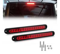 Biqing 1PC Troisième Feu Stop LED Rouge,Universel 12V 24V Feu Arrière de Camion 15LED Feu de Freinage Supplémentaire étanche pour Car Remorque Bus Camion Bateau RV (1)