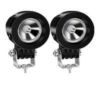 Biqing 2 Inch 10W Phare LED Moto 12V 24V, Feux Additionnels Anti Brouillard, Projecteur Spot LED 6000K