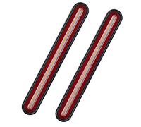 Biqing 2PCS Barre de Feux Arrière de Remorque,12.8" Feux Remorque LED Multifonctionnel 126 LED Feux Stop Clignotant Indicateur Lampe pour Remorque 12V Camion Caravane Van Bateau (Jaune)
