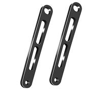 Biqing 2PCS Universel Support de Montage LED En Alliage Support de Fixation pour Moto Feux Additionnels/Moto Anti Brouillard Barre de Montage pour Rallonge de Trou de Miroir de Motos