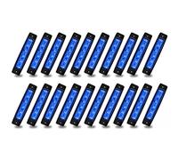 Biqing Feux de Gabarit, 24V Feu de Gabarit Remorque LED Arrière Avant Indicateur de Position en Lumière Imperméable pour Camion Remorque Camion Bus Bateau (Bleu)