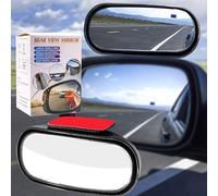 Biqing Lot de 1 rétroviseur pour angle mort avec cadre, miroir latéral aveugle réglable à 360 degrés HD pour voiture, camion, VUS, RV et Van