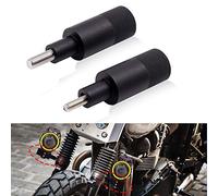 Biqing Support de Montage de Phare Avant Universel M8 M6 - Support de Projecteur et Antibrouillard pour Moto avec Base de Pilier Noir