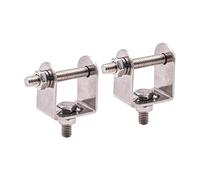 Biqing Supports de projecteur de moto 2 pièces en alliage d'aluminium réglable Support de montage pour projecteurs Support de montage pour phare antibrouillard à LED