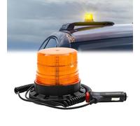 Biqiure Gyrophare Orange LED,12V 24V Girophare LED Vehicule Magnétique d'Urgence Avertissement Strobe ON/OFF pour véhicule Tracteur de golf UTV Car Bus Emergency Warning Strobe (Jaune)