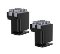 BIQU 2PCS Panda Brush XP Kit d'outils nettoyage buse en silicone, pour imprimantes 3D Bambu-Lab P1S/P1P/X1C/X1E, double brosse essiggeur buse en silicone remplacement des têtes, plug in play