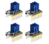 BIQU 4* Ultra-silencieux TMC2130 V3 SPI Pilote de Moteur Stepper | Avec Radiateur, Carte de commande pour SKR 3/3 EZ, SKR V1.4 Turbo/Pro V1.2/V1.3 L rampe 1.6/1.5